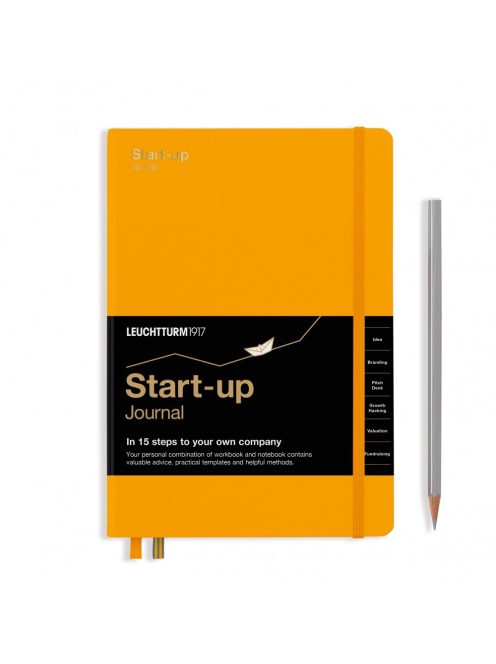 LEUCHTTURM1917 Start-up Journal Medium A5, rising sun, Angol nyelvű