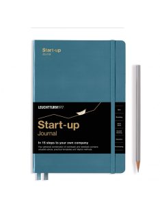   LEUCHTTURM1917 Start-up Journal Medium A5, kőkék, Angol nyelvű