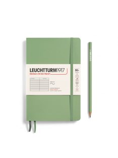   LEUCHTTURM1917 Paperback B6+ vonalas SOFTCOVER notebook, sage