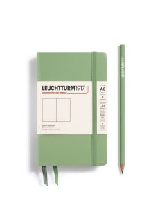 LEUCHTTURM1917 A6 Pocket sima lapos NOTEBOOK, Sage