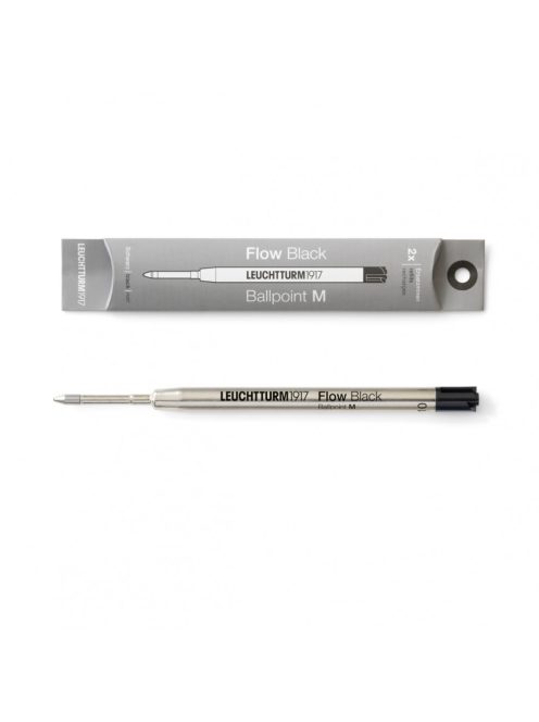 LEUCHTTURM1917 Drehgriffel golyóstoll betét M, fekete - 2db