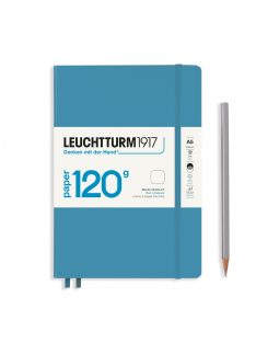   LEUCHTTURM1917 Medium Edition 120g A5 sima lapos NOTEBOOK, nordic blue