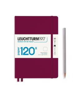   LEUCHTTURM1917 Medium Edition 120g A5 sima lapos NOTEBOOK, port red