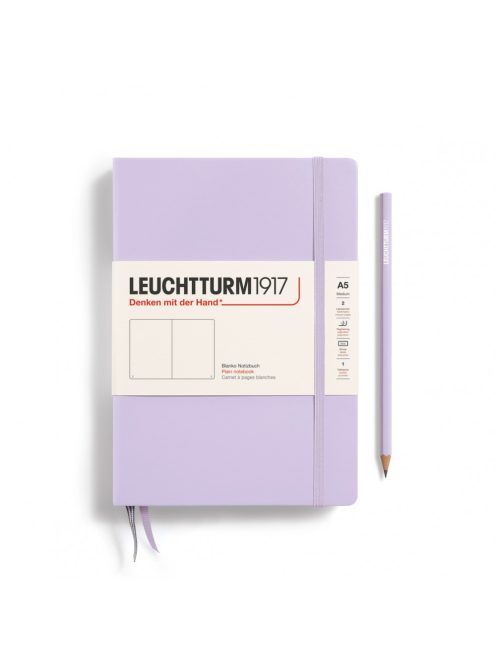 LEUCHTTURM1917 Medium A5 sima lapos NOTEBOOK, lilac