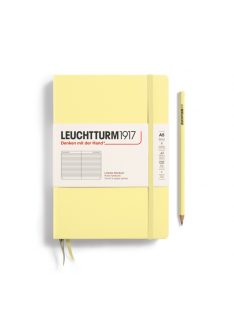 LEUCHTTURM1917 Medium A5 vonalas lapos NOTEBOOK, vanilla