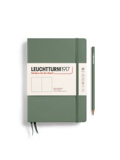 LEUCHTTURM1917 Medium A5 sima lapos NOTEBOOK, olive