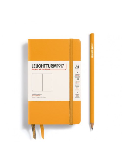 LEUCHTTURM1917 A6 Pocket sima lapos NOTEBOOK, rising sun