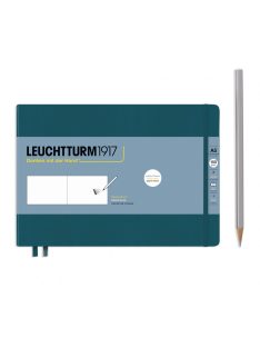 LEUCHTTURM1917 Sketchbook A5 fekvő, pacific green
