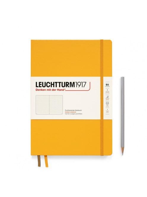 LEUCHTTURM1917 Composition B5 pontozott lapos NOTEBOOK, kemény borító, rising sun