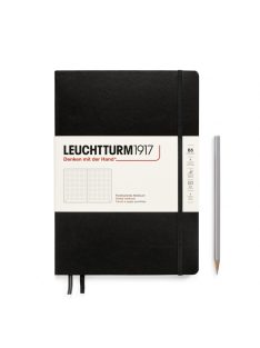   LEUCHTTURM1917 Composition B5 pontozott lapos NOTEBOOK, kemény borító, fekete