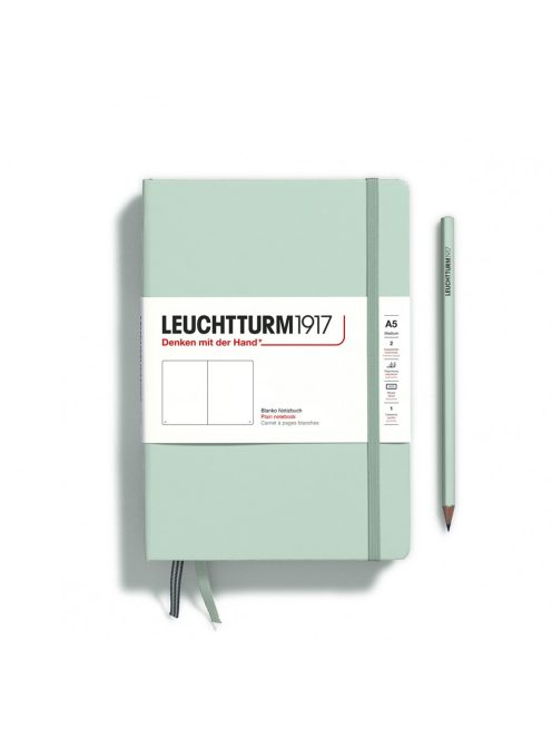LEUCHTTURM1917 Medium A5 sima lapos NOTEBOOK, mint green