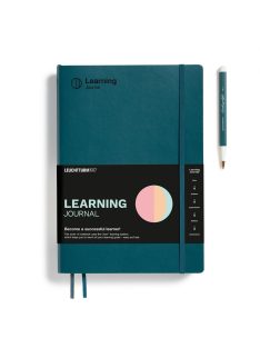   LEUCHTTURM1917 Learning Journal SOFTCOVER B5, Pacific Green, Angol nyelvű