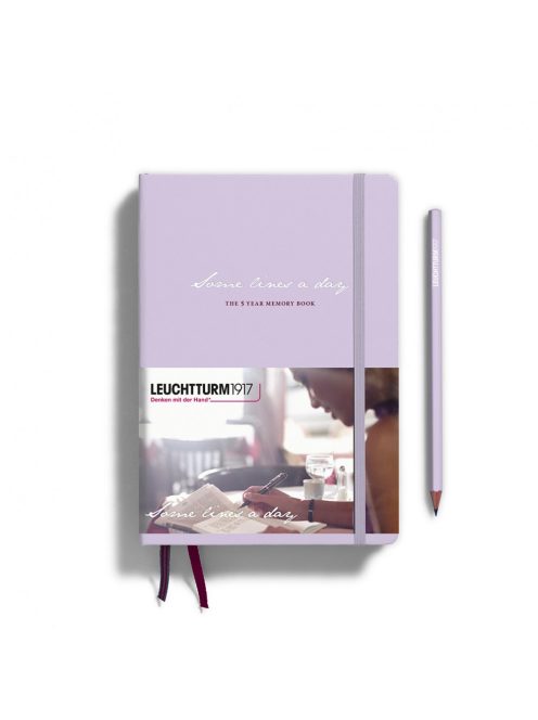 LEUCHTTURM1917 Five year A5 emlékkönyv, lila