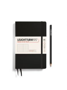 LEUCHTTURM1917 Hardcover B6+ négyzetrácsos notebook, black