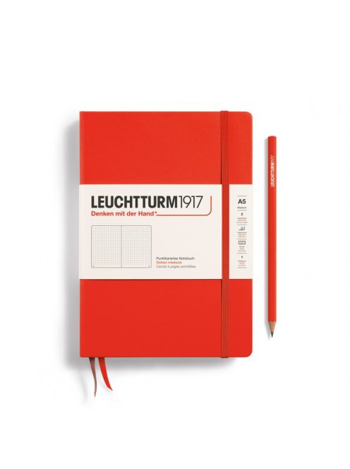 LEUCHTTURM1917 Medium A5 pontozott lapos NOTEBOOK, lobster