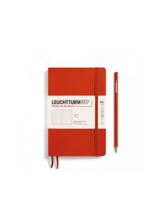   LEUCHTTURM1917 Paperback B6+ pontozott lapos SOFTCOVER notebook, fox red
