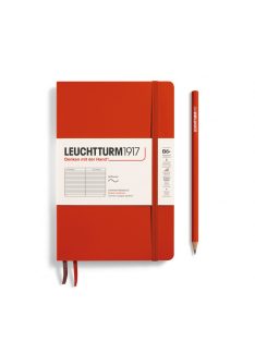   LEUCHTTURM1917 Paperback B6+ vonalas SOFTCOVER notebook, fox red