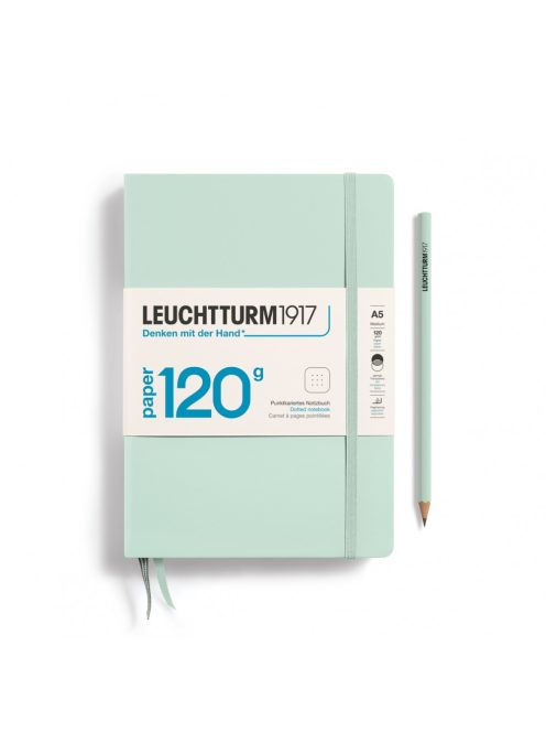 LEUCHTTURM1917 Medium Edition 120g A5 pontozott lapos NOTEBOOK, mint