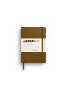   LEUCHTTURM1917 Medium A5 pontozott lapos NOTEBOOK, spice brown