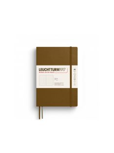   LEUCHTTURM1917 Medium A5 pontozott lapos SOFTCOVER notebook, spice brown