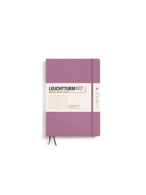 LEUCHTTURM1917 Composition B5 pontozott lapos NOTEBOOK, kemény borító, dusty rose