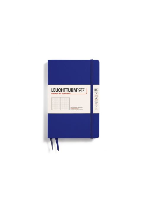 LEUCHTTURM1917 Hardcover B6+ pontozott lapos notebook, ink