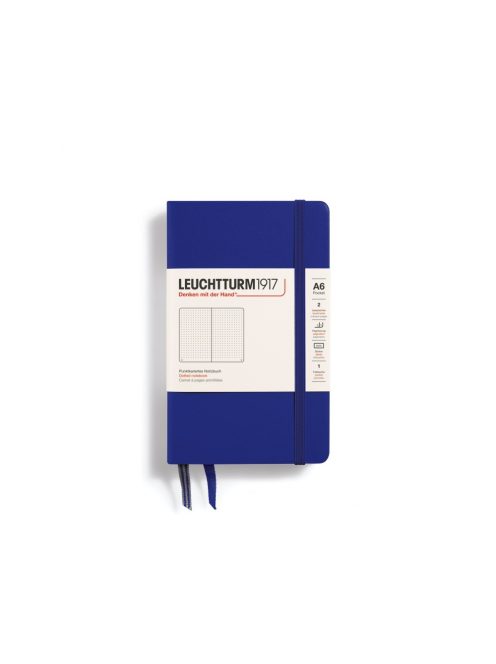 LEUCHTTURM1917 A6 Pocket pontozott lapos NOTEBOOK, ink