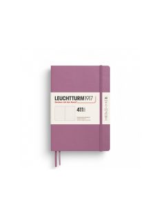   LEUCHTTURM1917 Medium A5 pontozott lapos NOTEBOOK 411, Dusty Rose