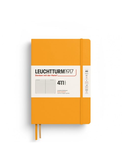 LEUCHTTURM1917 Medium A5 vonalas NOTEBOOK 411, Rising Sun
