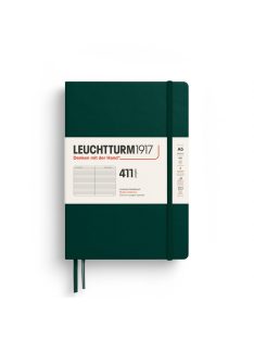 LEUCHTTURM1917 Medium A5 vonalas NOTEBOOK 411, Forest Green