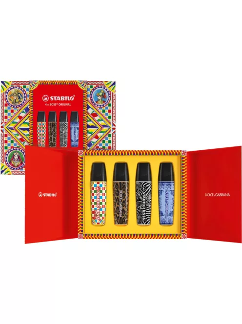 STABILO BOSS ORIGINAL x Dolce & Gabbana Premium Box Limitált Kiadás, 4 db (4006381615624)