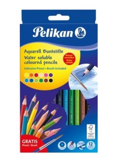 Pelikan Színesceruza/12 szín Aquarell (4012700700674)