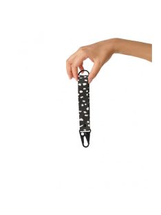 Notabag kulcstartó - Black Sprinkle