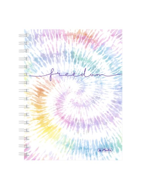 Spirál butikkönyv A5 100 lapos kockás Batik Freedom (50044108)