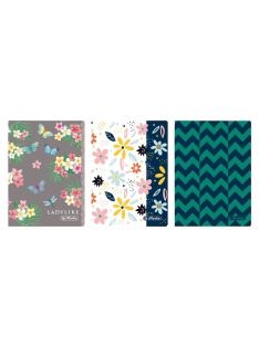 Butikkönyv A6/80 lap, kockás (50044931)