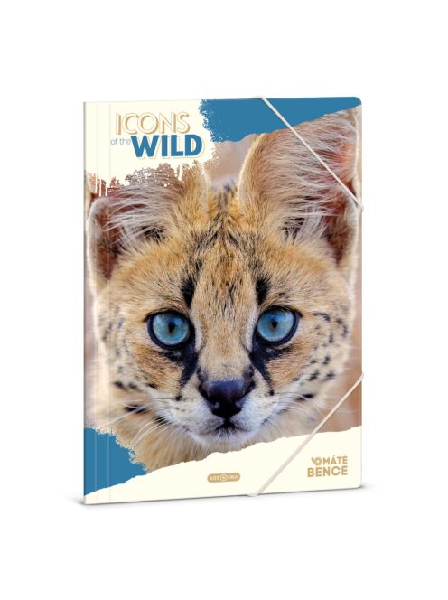 Ars Una Máté Bence Icons of the Wild-Serval A/4 gumis dosszié