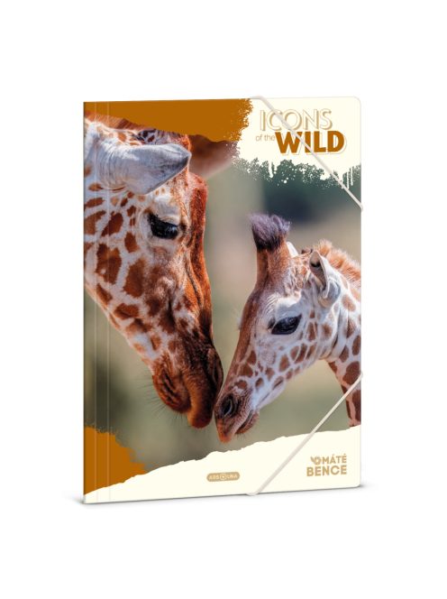 Ars Una Máté Bence Icons of the Wild-Giraffes A/4 gumis dosszié
