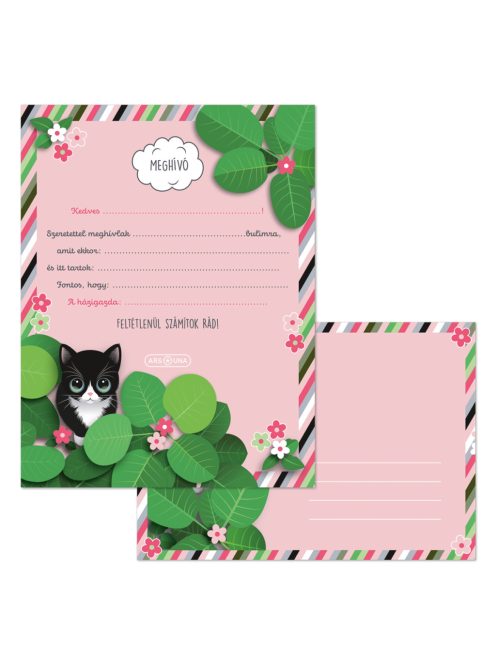 Ars Una Think Pink partimeghívó borítékkal