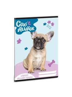   Ars Una Cuki Állatok - Francia bulldog A/5 leckefüzet (50844265)