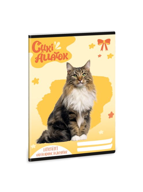 Ars Una Cuki Állatok - Norvég erdei macska A/5 leckefüzet (50844296)