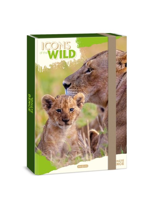 Ars Una Máté Bence Icons of the Wild-Lions A/4 füzetbox