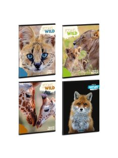 Ars Icons of the Wild  A/5 extra kapcsos füzet-vonalas