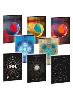   Ars Una A/5 EXTRA KAPCSOS FÜZET-NÉGYZETHÁLÓS MYSTIC CONSTELLATION (5191) 22 (53141910)