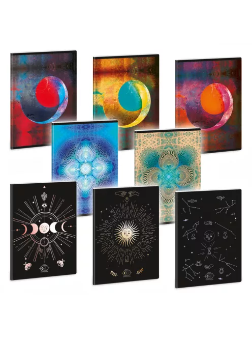 Ars Una A/5 EXTRA KAPCSOS FÜZET-NÉGYZETHÁLÓS MYSTIC CONSTELLATION (5191) 22 (53141910)