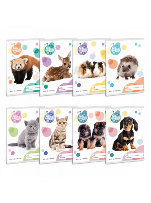 Ars Una 1432, I. OSZT. A/5 FÜZET CUKI ÁLLATOK (5300) 23 (53583000)