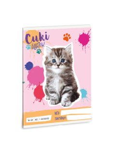   Ars Una Cuki Állatok - perzsa cica A/5 1. oszt. füzet 14-32