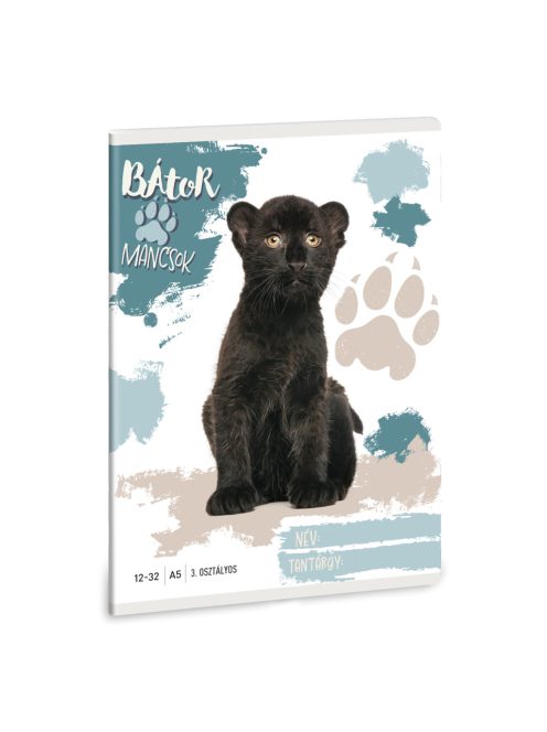 Ars Una Bátor Mancsok - Fekete párduc A/5 3. oszt. füzet 12-32