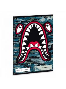   Ars Una 2032, SIMA A/5 FÜZET FLYING SHARKS (5001) 20 (53610010)