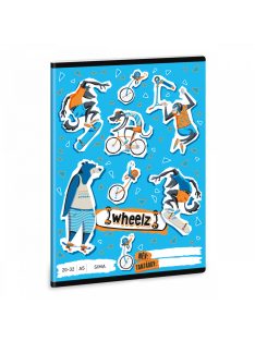 Ars Una 2032, SIMA A/5 FÜZET WHEELZ (5262) 23 (53612625)