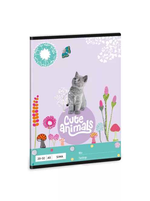 Ars Una Cute Animals-kitten A/5 sima füzet 20-32
